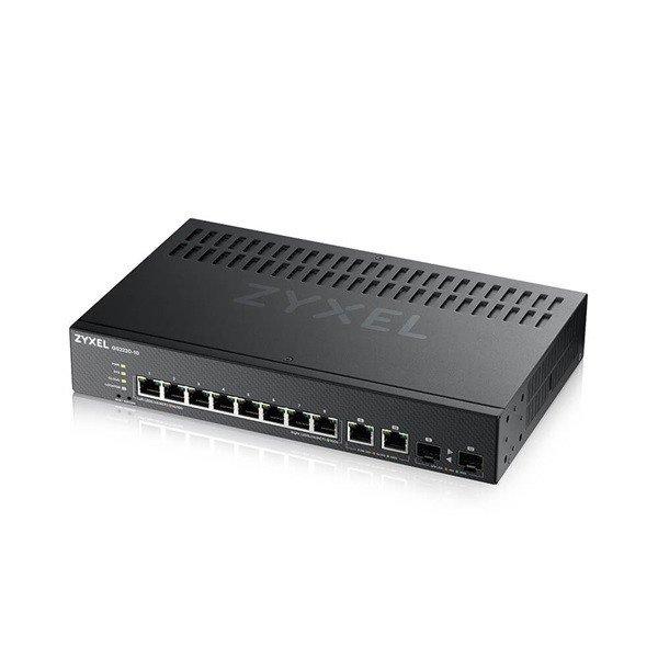 ZYXEL Switch 8x1000Mbps + 2xGigabit kombó SFP, Menedzselhető Rackes,
GS2220-10-EU0101F