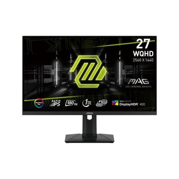 MSI Monitor GAMING MAG 274QRF QD E2 Rapid IPS 27" WQHD 2560x1440, 1000:1
CR, 400cd/m2, 1ms, 180Hz, DP, 2x HDMI, USB-C