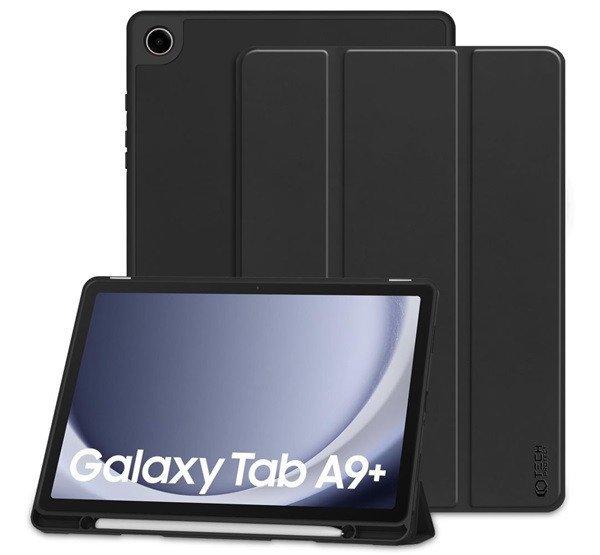 Samsung Galaxy Tab A9 Plus (11.0) SM-X210 / X215 / X216B, mappa tok, közepesen
ütésálló, érintőceruza tartóval, Trifold,