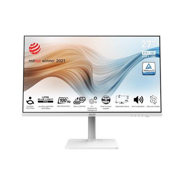 MSI Monitor Business Modern MD272XPW 27" FHD, 1920x1080, 100Hz, IPS, 1000:1
CR,300cd/m2, 1 ms, HDMI, DP, USB-C, White