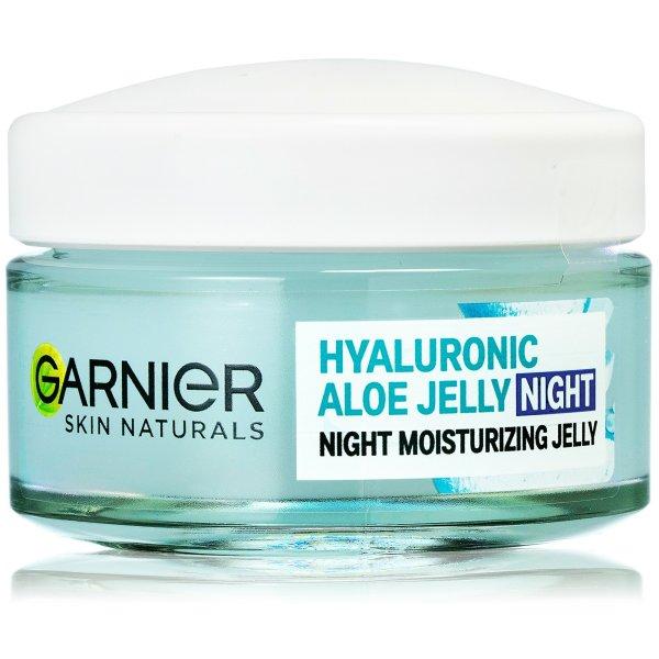 Garnier Hidratáló éjszakai arczselé Hyaluronic Aloe Jelly
(Night Moisturizing Jelly) 50 ml