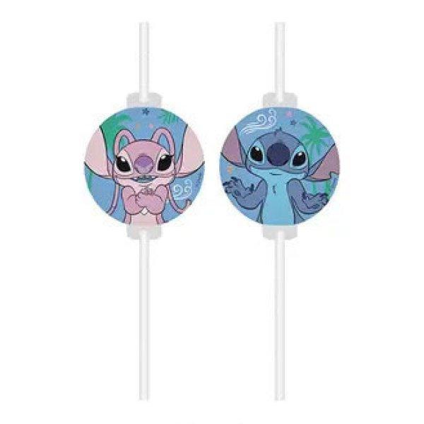 Disney Lilo és Stitch, A csillagkutya Angel papír szívószál, 4 db-os szett
FSC