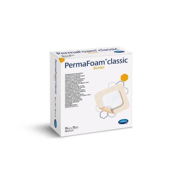 PermaFoam® Classic Border habszivacs kötszer (15x15 cm; 10 db)