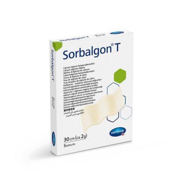 Sorbalgon® T kalcium-alginát kötszer (2g/30 cm; 5 db)