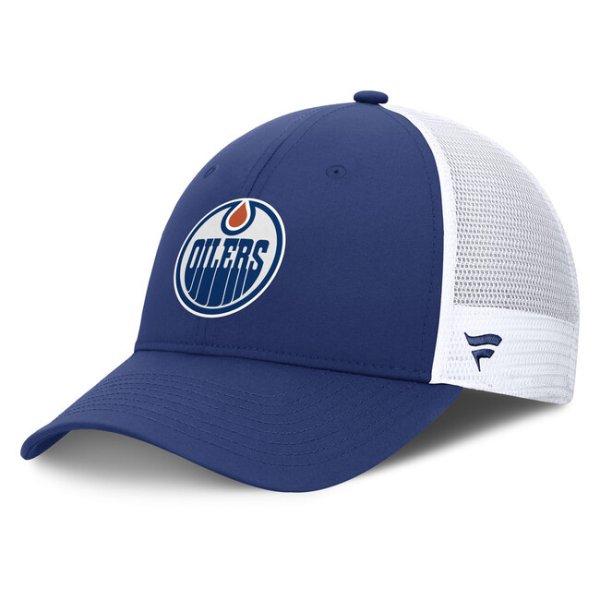 Fanatics NHL Authentic Pro Rink Structured Adjustable Snapback Edmonton Oilers
Blue Cobalt/White