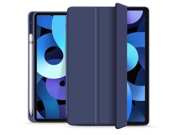 Apple iPad Air 4 (2020)/iPad Air 5 (2022) 10.9 tablet tok (Smart Case) on/off
funkcióval, Apple Pencil tartóval -Tech-Protect - sötétkék (ECO
csomagolás)