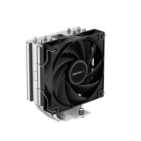 DeepCool CPU Cooler - AG400 (31,6 dB; max, 128,93 m3/h; 4pin csatlakozó, 4 db
heatpipe, 12cm, PWM)