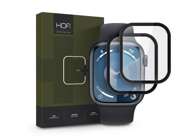 HOFI Hybrid Pro+ Glass - Apple Watch Series 7 / 8 / 9 (45 mm) üvegfólia - 2
db/cs - fekete