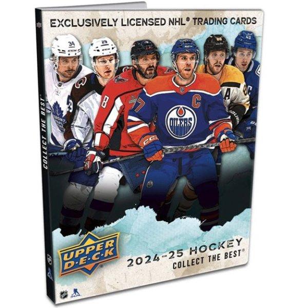 Album 2024-25 Upper Deck Series 1 STARTER KIT A4 na 250 kártya + 1x csomag