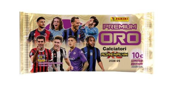 Gyűjtői focikártyák SERIE A 2024/2025 Adrenalyn Kártyák GOLD PACKET