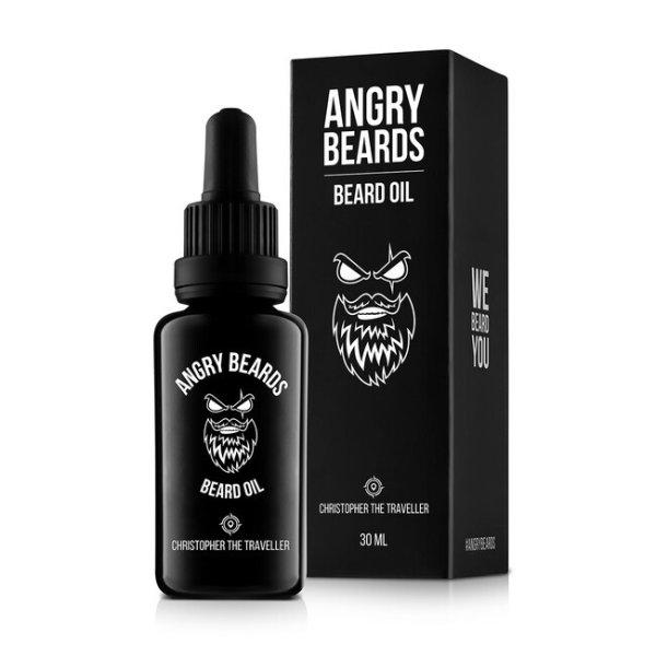 ANGRY BEARDS Christopher The Traveller szakáll- és bajuszolaj 30 ml