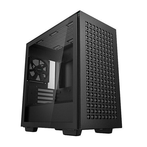 DeepCool Számítógépház - CH370 (fekete, ablakos, 1x12cm ventilátor,
Mini-ITX / Micro-ATX, 2xUSB3.0)