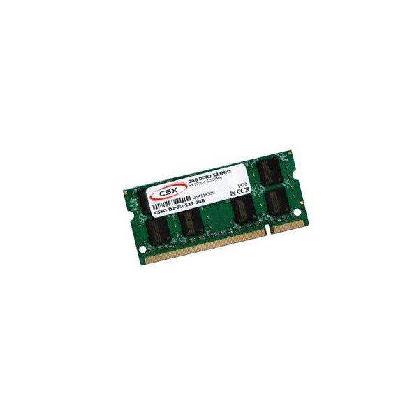 CSX Memória Notebook - 2GB DDR2 (533Mhz, 128x8, CL4, 1.8V)