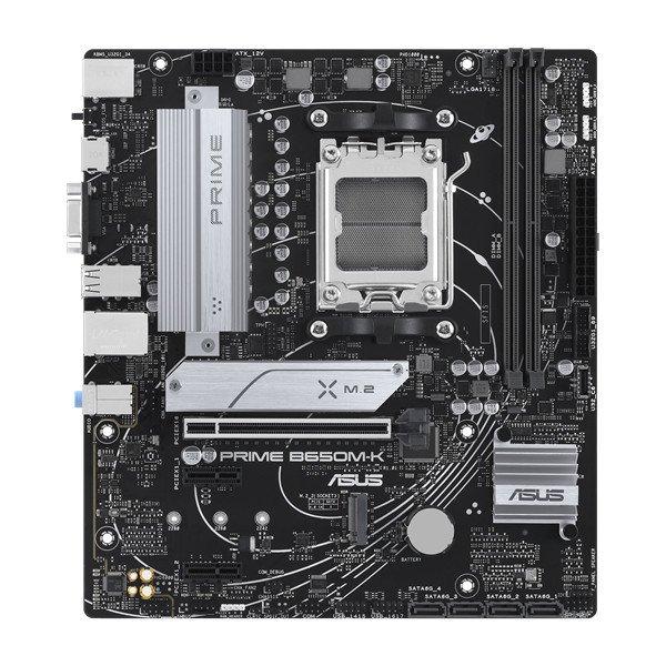 Asus Alaplap - AMD PRIME B650M-K AM5 (B650, ATX, 2xDDR5 7800+MHz, 4xSATA3, 2x
M.2, HDMI+VGA)