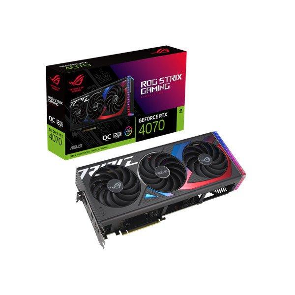 Asus Videokártya - nVidia ROG-STRIX-RTX4070S-O12G-GAMING (12288MB, GDDR6X,
2670/21000 Mhz, 192bit, 2xHDMI, 3xDP)