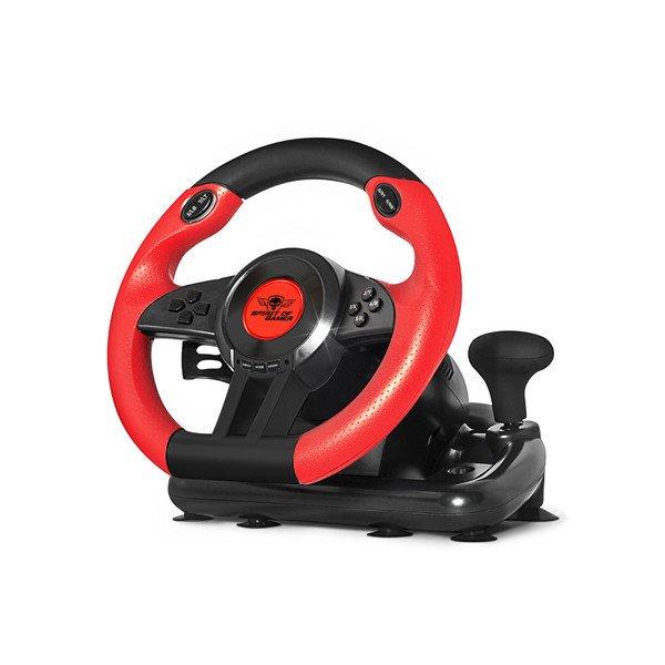 Spirit of Gamer Kormány - RACE WHEEL PRO 1 (kormány+pedálok, PC kompatibilis,
fekete/piros)