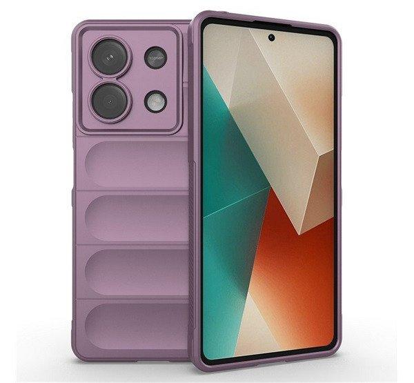 Szilikon telefonvédő (ütésállóság, kameravédő, 3D) LILA Xiaomi Redmi
Note 13 5G