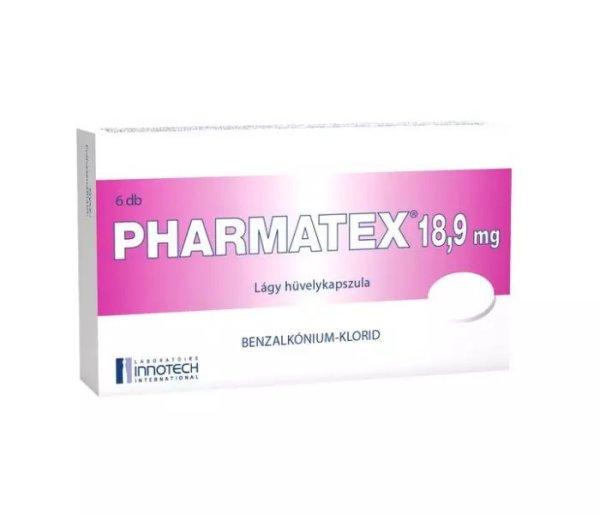 Pharmatex 18,9 mg lágy hüvelykapszula 6X