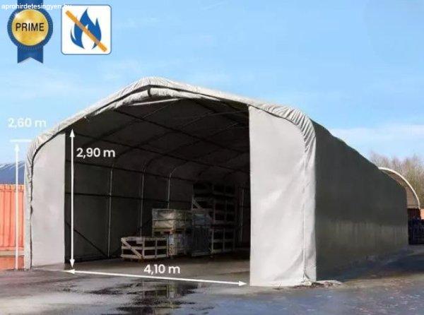 Professzionáis  ponyvacsarnok raktársátor hangársátor  6x12m raktársátor
bejárat 4,1x2,9 m ponyva tűzálló PVC szürke