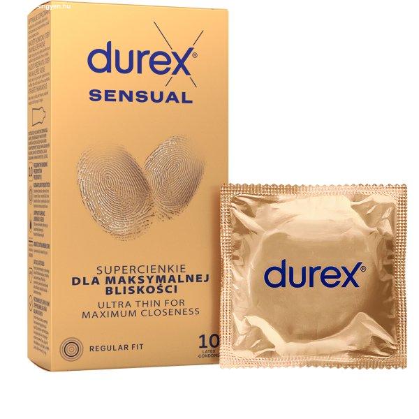 Durex Óvszer Sensual Regular Fit 10 db