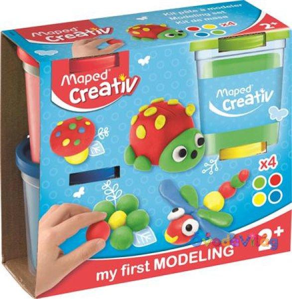 Gyurma készlet, 4×120 g, MAPED CREATIV vegyes színek