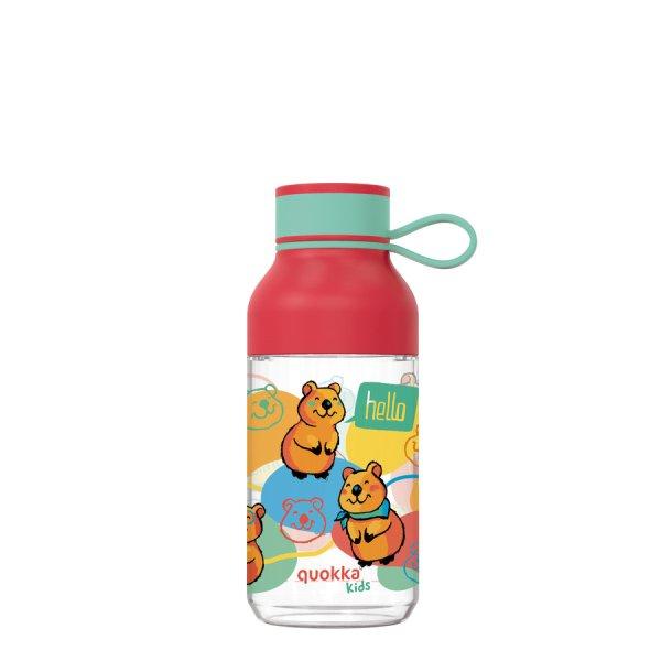 BPA mentes műanyag kulacs pánttal ICE KIDS Happy 430ml - Quokka