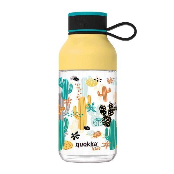 BPA mentes műanyag kulacs pánttal ICE KIDS Cactus 430ml - Quokka