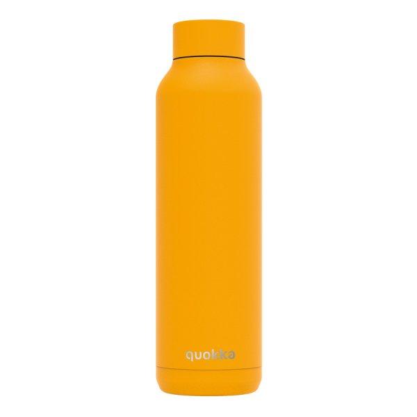 Hőtartó fémkulacs SOLID Amber yellow 630ml - Quokka