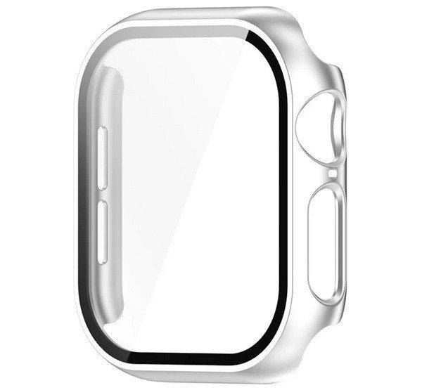 Műanyag keret (BUMPER, ütésállóság + kijelzővédő üveg) EZÜST Apple
Watch Series 10 42mm