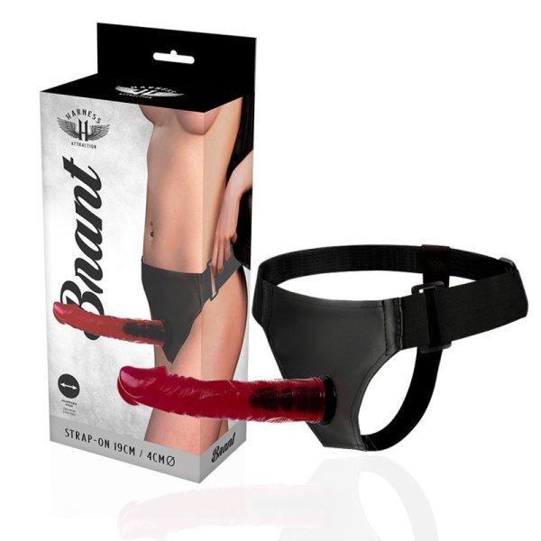 HARNESS ATTRACTION – prémium 19 cm-es dildó élményekhez