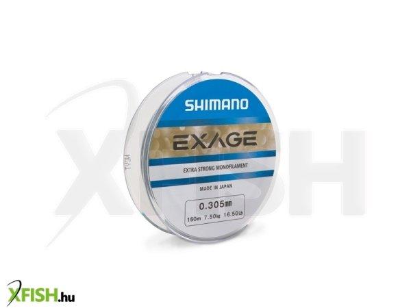 Shimano Line Exage Monofil Horgász Zsinór Szürke 1000m 0,405mm 12,9Kg