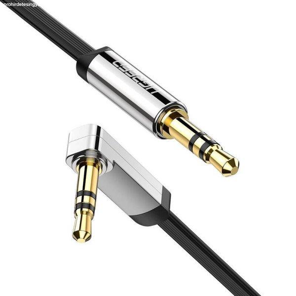 UGREEN mini jack 3.5mm AUX lapos kábel, 3m (fekete)