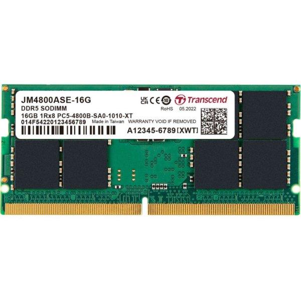 Transcend 16GB DDR5 4800MHz SODIMM