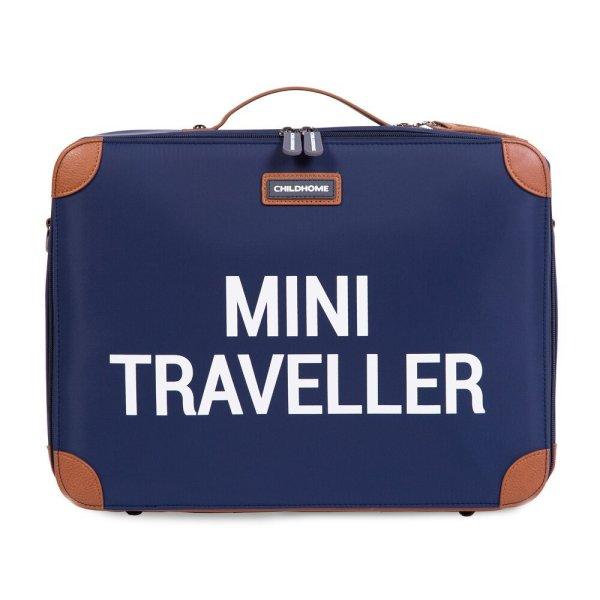 Childhome "Mini Traveller" Utazótáska - Sötétkék/Fehér