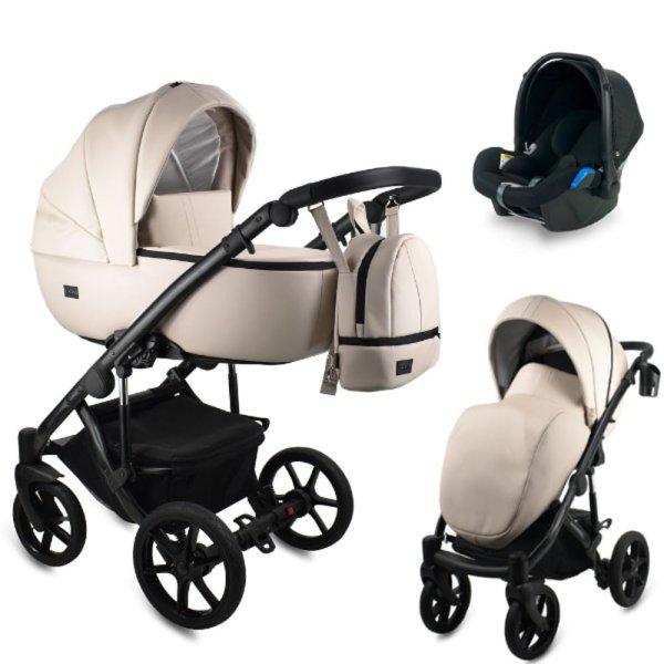 Bexa Air Eco 3in1 multifunkciós babakocsi + K2 Kite hordozó- Beige