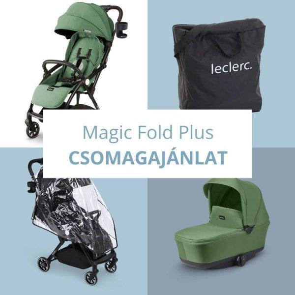 Leclerc Magicfold Bundle Deal babakocsi szett csomagajánlat - Green