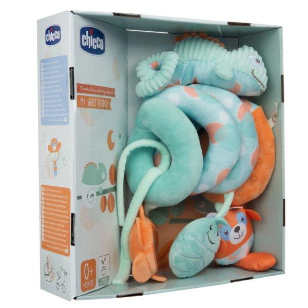 Chicco My Sweet Dou Dou Chameleon activity spirál babakocsi játék