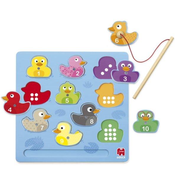 Hape Számoló kacsák-mágneses puzzle GOULA 24 hó+