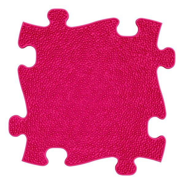 Muffik szenzoros ortopédiai szőnyeg puzzle fű pink- kemény