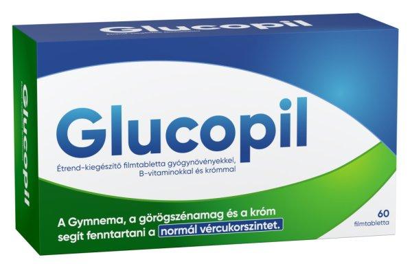 Glucopil étrend-kiegészítő gyógynövényekkel, b-vitaminokkal és krómmal
filmtabletta 60 db