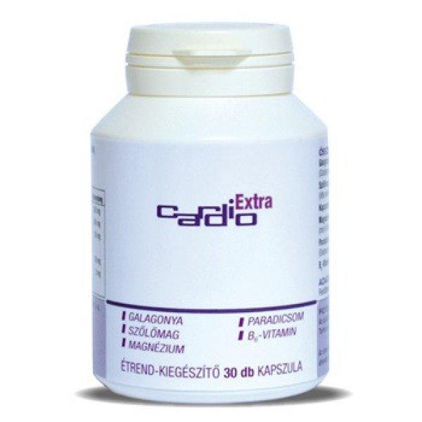 Cardio extra galagonya, szőlőmag, magnézium, paradicsom, b6-vitamin
étrend-kiegészítő kapszula 30 db