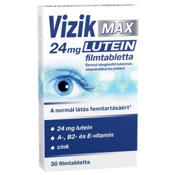 Vizik max 24mg lutein étrend-kiegészítő luteinnel, vitaminokkal és cinkkel
30 db