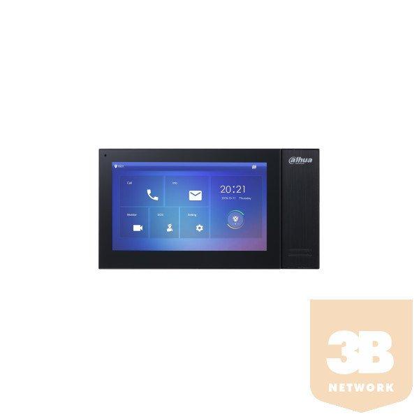 Dahua IP video kaputelefon - VTH2421FW-P (beltéri egység, 7" touch
screen, 1024x600, PoE, SD, I/O, fehér)