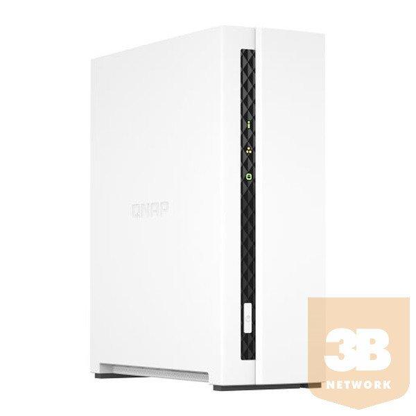 QNAP NAS 1 fiókos ARM 4-core Cortex-A55 4x1,8GHz, 2GB RAM, 1x1000Mbps,
1xUSB2.0, 1xUSB3.2 - TS-133