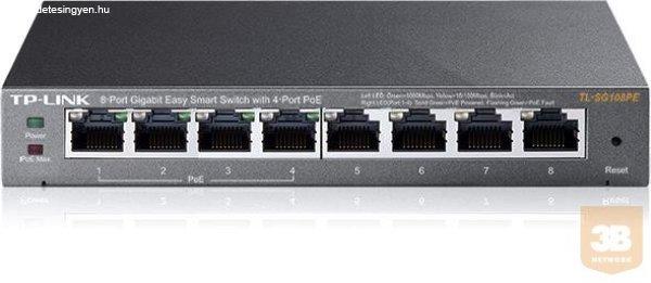 TP-Link TL-SG108PE 8-port Gigabit Desktop Switch Easy Smart with 4-Port PoE