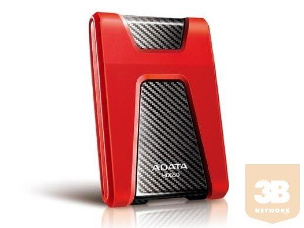 External HDD Adata Durable HD650 2.5inch 1TB USB3 Red, Rugged