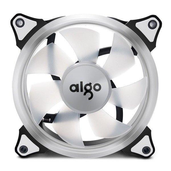 Darkflash Cooler 12cm - AIGO HALO RING WHITE (20-32dB, max. 64m3/h, 3pin
csatlakozó)