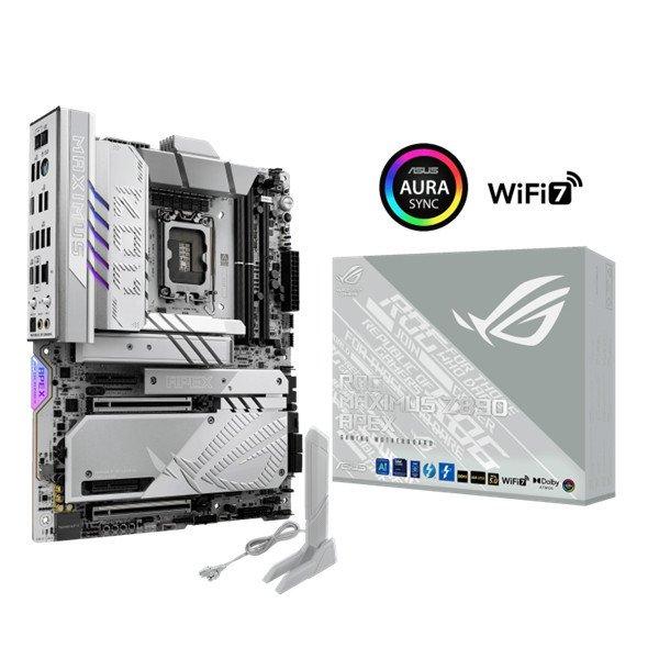 Asus Alaplap - Intel ROG MAXIMUS Z890 APEX LGA1851 (Z890, ATX, 4xDDR5 9600+MHz,
4xSATA3, 6xM.2, 2xThunderbolt)