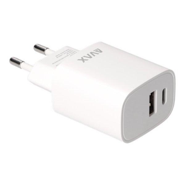 CHG AVAX CH320 SPEEDY Hálózati fali töltő USB + Type C, 20W