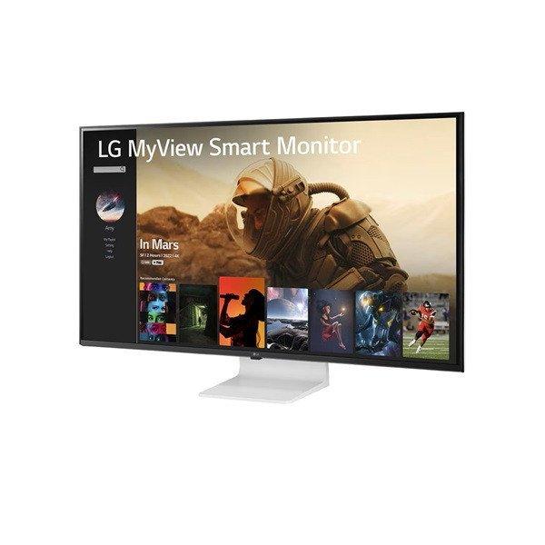 LG Monitor 43" Smart - 43SQ700S-W (IPS; 16:9; 4K 3840x2160; 5ms; 300cd;
2xHDMI; USBx3; USB-C, Spkr, WiFi, WebOS, BT, LAN